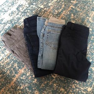 Bundle of (4) 4T pants boys